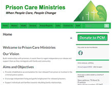 Tablet Screenshot of prisoncare.org.nz
